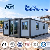 Maison préfabriquée modulaire d'urgence rapide de 30 à 40 pieds pour la récupération après catastrophe naturelle