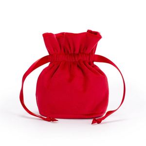 Personalised <b>Wedding</b> Evening <b>Favour</b> Velvet <b>Bags</b> Small Foldable Cosmetic Jewelry Gift Drawstring Pouch - Product Image 5