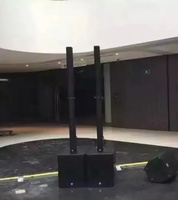 Système de sonorisation PA personnalisé en gros, 8*3 pouces, salle de réunion, intérieur/extérieur, enceinte colonne active portable