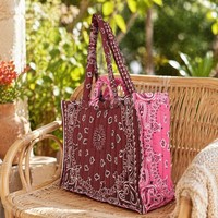 Sac de voyage personnalisable, léger et doux, vente en gros, cadeau pour elle, sac à bandoulière matelassé, sac fourre-tout matelassé à motif bandana paisley