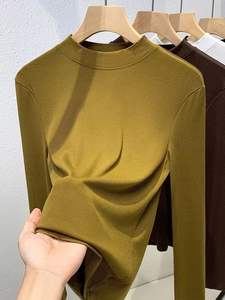 T-shirt décontracté très extensible, respirant, séchage rapide, en nylon doux, vente en gros, hauts élégants et sexy pour femmes - Product Image 6