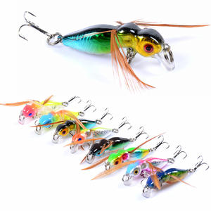 4,5 cm 3,3G Señuelos de insectos Mini Bionic Ant Hard Baits Topwater Crank Baits Minnow Sinking Wobbler Señuelos de pesca con anzuelos triples - Product Image 3