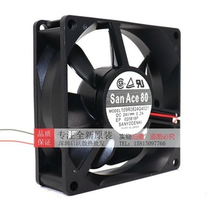 ซันโยพัดลมระบายความร้อน 80 มม. 24V 0.2A 80x80x25 มม. สำหรับเคสคอมพิวเตอร์อินเวอร์เตอร์ - Product Image 1