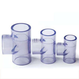 2021 Chất Lượng Cao Nhà Máy Trực Tiếp Bán Nóng Sản Xuất 3/4 Inch Rõ Ràng Nhựa PVC Ống Phù Hợp Cho Khuỷu Tay Coupler 90 Uốn Cong Ống - Product Image 4