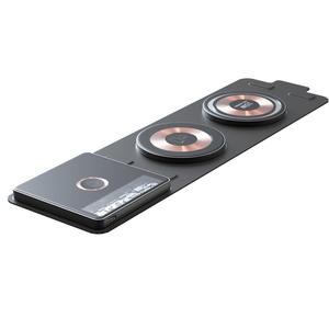 2024 nuevo modelo carpeta portátil 15W cargador inalámbrico de teléfono móvil de carga rápida para teléfono para <span class=keywords><strong>Iwatch</strong></span> para Airpod - Product Image 1