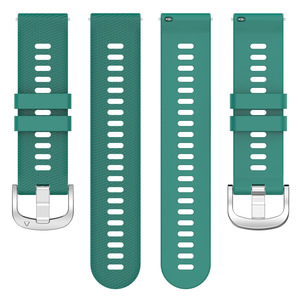 18mm 20mm 22mm Sport Silikon Gummi Smartarmband Farbige Dornschließe Schnellverschluss Komfortabler Sitz Schlaufendesign für Garmin - Product Image 6