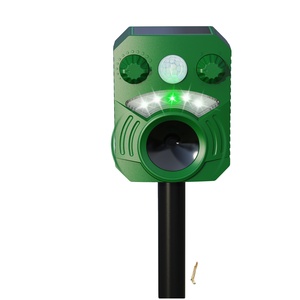 Dispositif répulsif pour animaux d'usine pour extérieur 2025 répulsif pour animaux étanche à énergie solaire avec répulsif de singe à ultrasons PIR - Product Image 1