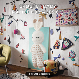 Tamaño personalizado <span class=keywords><strong>de</strong></span> ganchillo bebé sonajero juguete hecho a <span class=keywords><strong>mano</strong></span> <span class=keywords><strong>conejo</strong></span> <span class=keywords><strong>de</strong></span> peluche marioneta <span class=keywords><strong>DE</strong></span> <span class=keywords><strong>mAnO</strong></span> <span class=keywords><strong>PARA</strong></span> NIÑOS 2-4 años gran elección <span class=keywords><strong>de</strong></span> juego creativo padres - Product Image 2