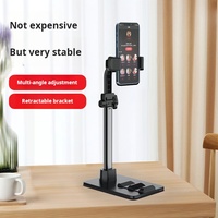 Vente directe d'usine support de téléphone portable diffusion de salon de bureau support de téléphone portable rétractable rotatif support paresseux