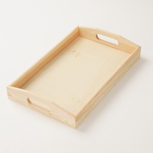 Curious Toys Bandeja de Servir de Madera en Tamaños Grande, Mediano y Pequeño para Té, Café, Frutas, Pan, Vajilla y Uso en la Cocina - Product Image 2