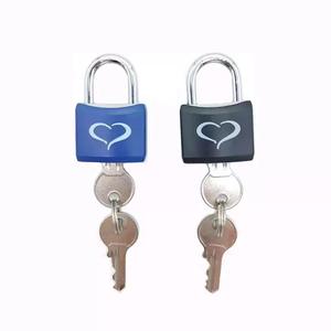 Yüksek Kaliteli Cilalı Hırsızlık Önleyici 30 40 MM Alüminyum Karikatür Kalp Desenli 3 Anahtarlı Fabrika Direkt Tedarikli Kilit Açma Kilidi - Product Image 3