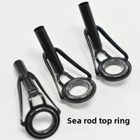 LOVITA YJ0071 Anneau de guidage de ligne en céramique et acier inoxydable pour canne à pêche en mer, surfcasting, pêche à la ligne, longue portée