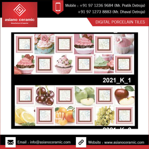 Hiện đại bóng kết thúc 200x600 mét đánh bóng gốm tường gạch lát sàn trong nhà ngoài trời trang trí tùy chọn firebrick ngân sách thấp cho - Product Image 4