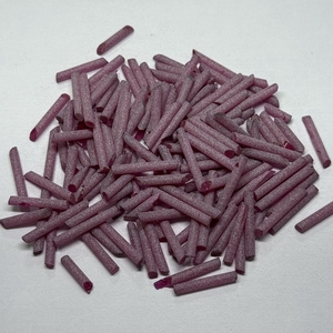 Nouveau produit : Rubis rouges bruts préformés carrés et ronds de 3 mm, 4 mm, 5 mm (lot de 5) #   Matériau : Rubis synthétique brut - Product Image 1