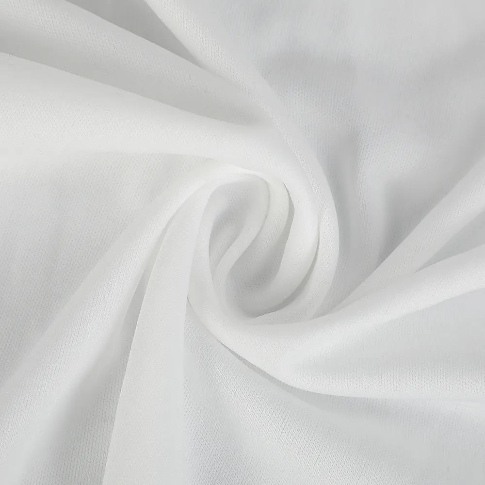Tissu jersey interlock polyester 100% par sublimation pour vêtements de sport