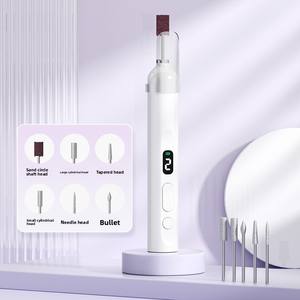 Nueva Mini Lima de Uñas Eléctrica 2 en 1 con Lámpara, Bajo Ruido, para Pulir Uñas y Remover Cutículas - Product Image 6