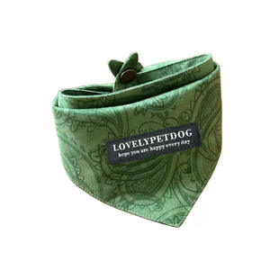 Foulard triangulaire pour animaux de compagnie (chats et chiens) tendance, accessoire <span class=keywords><strong>photo</strong></span> élégant, serviette anti-bave pour grands chiens (Labrador), imprimé toutes saisons - Product Image 5