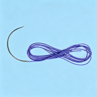 Fil de suture résorbable monofilament Poliglecaprone 25 à absorption rapide pour chirurgie animale de petite taille USP 2-0 3-0 4-0 avec aiguille coupante