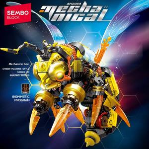 <b>Plastic</b> Building <b>Blocks</b> 716101 Mechanical Bee Assembled Model Compatible with for Boys Toys - Product Image 2