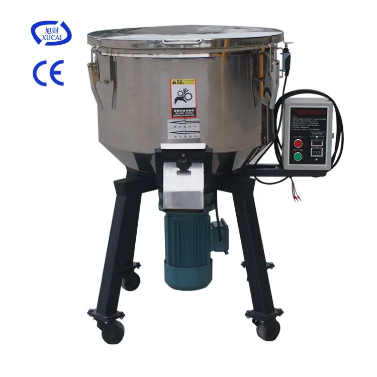 Stainless steel vertical plastic granular color mixer plastic pellets blender