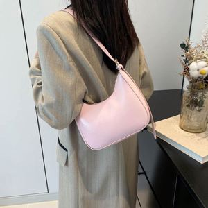 Fashionable Korean Style Armpit <b>Bag</b>, Retro Solid Color Crossbody <b>Bag</b>, High-quality Luxury Women's Shoulder <b>Bag</b> - Product Image 6