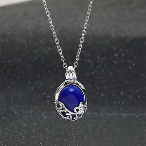 Ustom-collares de joyería fina de piedra natural azul, productos periféricos de película - Product Image 1