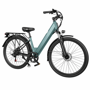 Bicicleta Eléctrica de 36V 10.5Ah 250W con Ruedas Grandes, Batería de Litio, Motor sin Escobillas, Bicicleta Eléctrica Híbrida para Mujer - Product Image 3