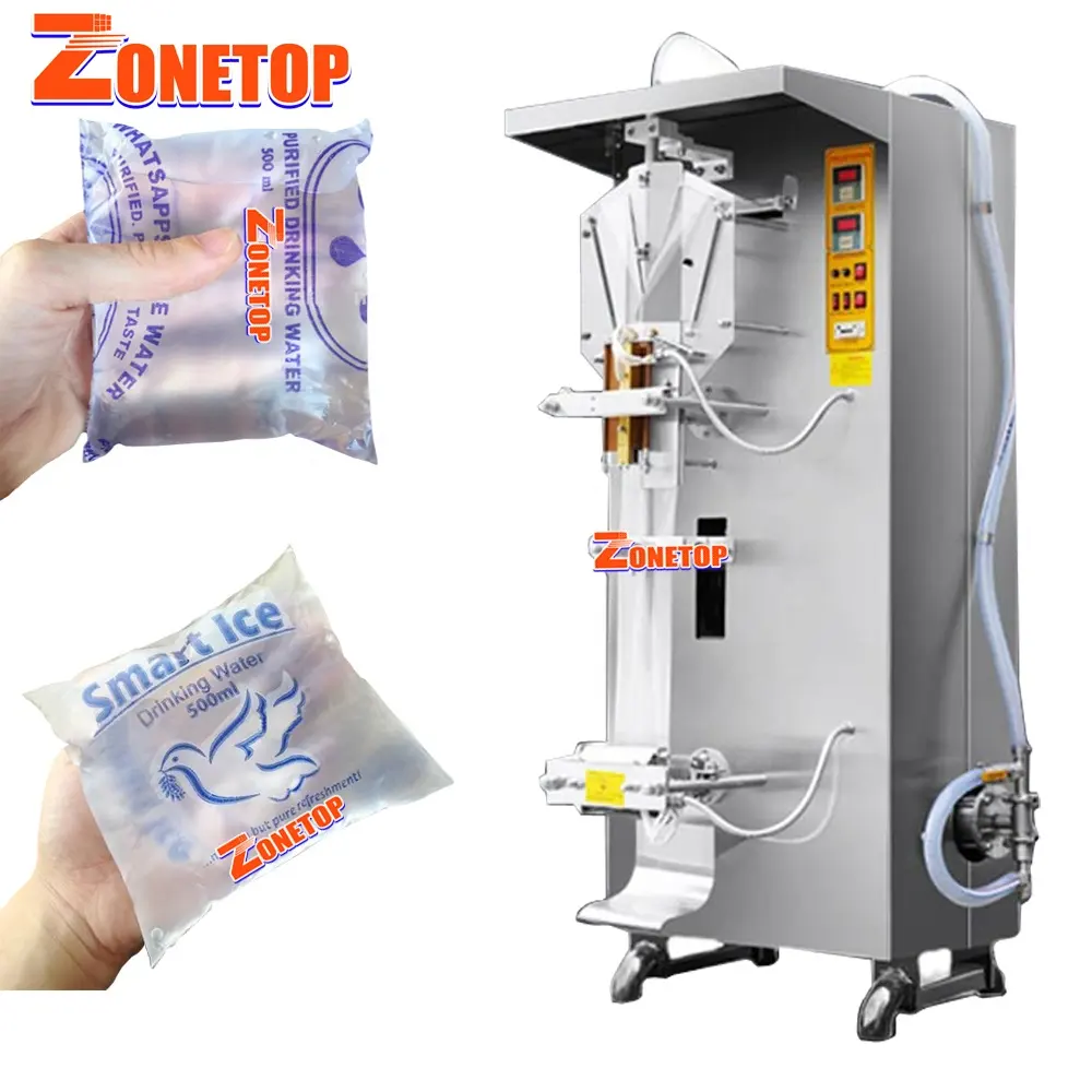 Best Price Brand Solar Powered Automatic 500ml Drinking Mineral Water Pouch Filling Packing Machine for Water Sachet Guangzhou