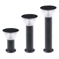 Lampe solaire LED de jardin 4,5W, IP65 étanche, en aluminium et PC, pour pelouse et aménagement extérieur