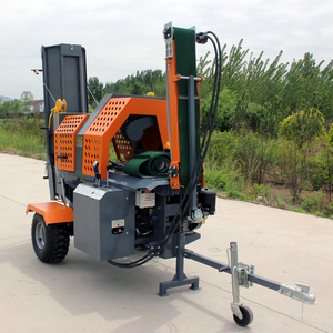 20 Ton Gasoline Hydraulic Wood Log Horizontal Splitting <b>Machine</b> Fast Firewood Processor - Product Image 2