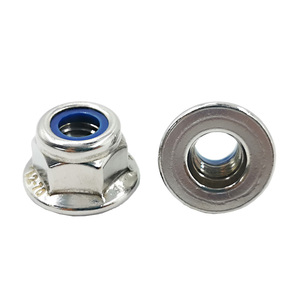 GB/t6183.1 din6926 A2-70 thép không gỉ mặt bích <span class=keywords><strong>Nylon</strong></span> chèn khóa <span class=keywords><strong>Nuts</strong></span> 304 kim loại tự khóa Hex <span class=keywords><strong>Nuts</strong></span> cho máy móc thiết bị - Product Image 5