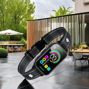 Wasserdichtes wiederauf lad bares USB-Smart-Anti-Bark-Halsband Elektrisches Hundetraining-Schock halsband mit LCD-Display für Katzen aus Kunststoff - Product Image 3