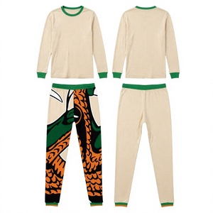 Custom <b>Christmas</b> <b>Pajama</b> Set Family <b>Matching</b> Sleepwear Long Sleeve Jogger Pants Printed Winter Loungewear - Product Image 4