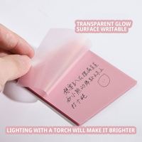 Blocs-notes adhésifs transparents irisés en gros – Blocs-notes mignons personnalisés très demandés – Post-it adhésifs