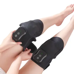 関節炎のための熱い膝加熱マッサージャー振動高齢者のための暖かい膝ブレースラップパッドは関節の痛みを和らげます