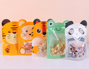 Sacs thermoscellables de haute qualité, personnalisés, en forme mignonne, en PE, anti-odeur, de qualité alimentaire, pour bonbons, aliments pour bébés, gâteaux, faible MOQ - Product Image 3