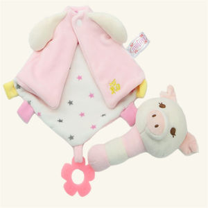 <span class=keywords><strong>Doudou</strong></span>-toalla redonda cómoda, muñeco de felpa de <span class=keywords><strong>conejo</strong></span> de peluche, edredón grande de animales para bebé, gran oferta - Product Image 3