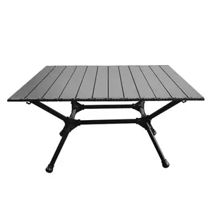 Оптовая продажа с фабрики LARIBON, популярная уличная мебель, переносной алюминиевый стол для пикника на заказ, складной стол для кемпинга на открытом воздухе