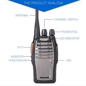 Walkie-talkie de negocios <span class=keywords><strong>BaoFeng</strong></span>, walkie talkie de negocios, para caminar, hablar, UHF/VHF, 16 canales, <span class=keywords><strong>BAOFENG</strong></span> <span class=keywords><strong>A5</strong></span>, venta al por mayor - Product Image 2