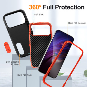 Funda para iPhone 17 con Soporte 3 en 1, Resistente, con Anillo de Soporte, para iPhone 17 Pro Max, Air 16, 15, 14 - Product Image 2