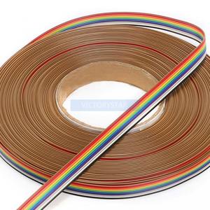 High Quality Color Ribbon Cable 10 14 16 20 26 34 40 50p Color DuPont line color ribbon <strong>ca</strong> - Product Image 1