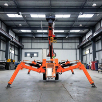 Équipement de levage fabriqué en Chine Grue à chenilles araignée 5t Avertissement de surcharge facile à utiliser Grue à araignée hydraulique à moteur diesel