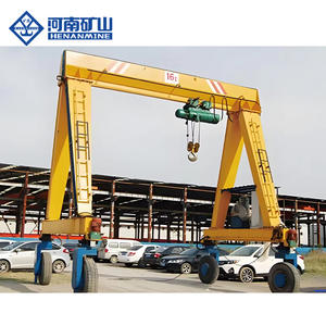 맞춤형 이동식 5톤 10톤 16톤 20톤 고무 타이어 갠트리 크레인 무선 리모컨 포함 - Product Image 5