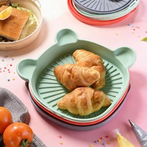 Revêtements de friteuse à air en silicone de qualité alimentaire personnalisables, carrés et ronds, pour la cuisson du pain, ustensiles de cuisine - Product Image 2