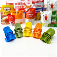 Bouchon de bec verseur en plastique durable de qualité alimentaire de 8,6 mm avec couleur personnalisée, blanc, écologique, pour détergent à lessive
