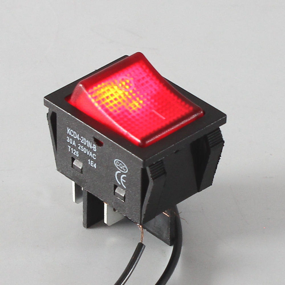 DPST Boat Rocker Switch Round Toggle Switch for Boat Marine 4pins ON/OFF AC250V/6A 125V/10A 2pcs