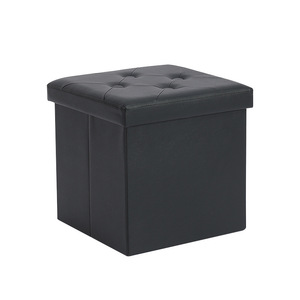 Custom Foldable <b>Storage</b> <b>Stool</b> <b>With</b> Tufted Lid And Removable Base For Home Use Size X 3 - Product Image 3