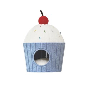 Cupcake Luxe Hond- en Kattenbed, Huisdierproducten en -benodigdheden, Kattenboomhuis met Krabplank, Huisdieraccessoires met Katten Speelgoed - Product Image 6