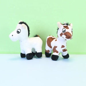 Mainan kuda mewah kartun lucu terbaru boneka hewan 13cm mainan kuda mewah gantungan kunci mewah Modern - Product Image 5