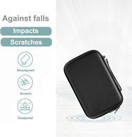 Étui de voyage EVA pour appareil photo numérique et trépied Vlog pour Sony Zv-1 / Zv-1F / Zv-1 Ii sac organisateur-étui uniquement